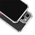 University of Nebraska Collegiate Text Black iPhone 13 Pro Clear Case