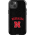 University of Nebraska Collegiate Text Black iPhone 14 Impact Case