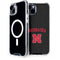 University of Nebraska Collegiate Text Black iPhone 15 Plus MagSafe Case