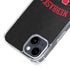 University of Nebraska Collegiate Text Black iPhone 14 Plus MagSafe Case