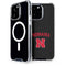 University of Nebraska Collegiate Text Black iPhone 15 Pro Max MagSafe Case