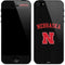 University of Nebraska Collegiate Text Black iPhone 5/5s/5SE Skin