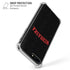 University of Nebraska Collegiate Text Black iPhone 7/8 Plus Clear Case