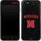 University of Nebraska Collegiate Text Black iPhone 7 Skin