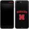 University of Nebraska Collegiate Text Black iPhone 8 Plus Skin