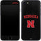 University of Nebraska Collegiate Text Black iPhone 8 Skin