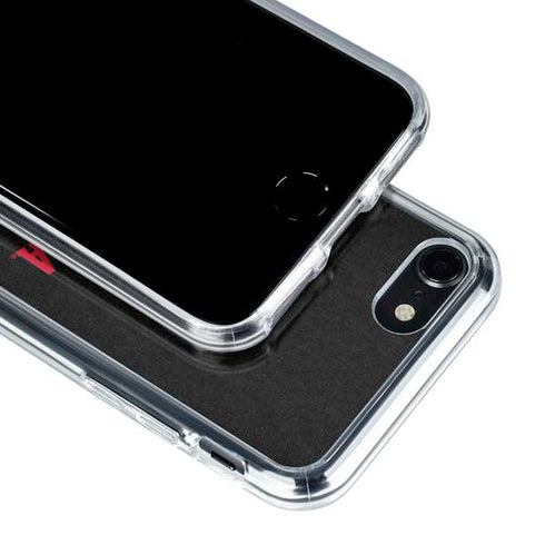 University of Nebraska Collegiate Text Black iPhone SE (2nd & 3rd Gen) Clear Case