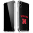 University of Nebraska Collegiate Text Black iPhone XS Max Clear Case