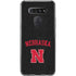 University of Nebraska Collegiate Text Black LG K51/Q51 Clear Case