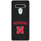 University of Nebraska Collegiate Text Black LG Stylo 6 Clear Case