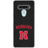 University of Nebraska Collegiate Text Black LG Stylo 6 Clear Case