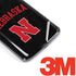 University of Nebraska Collegiate Text Black Moto E5 Plus Skin