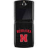 University of Nebraska Collegiate Text Black Motorola RAZR Skin
