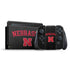 University of Nebraska Collegiate Text Black Nintendo Switch Bundle Skin