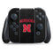 University of Nebraska Collegiate Text Black Nintendo Switch (2017-2021) Joy-Con Controller Skin