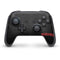 University of Nebraska Collegiate Text Black Nintendo Switch Pro Controller Skin