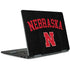 University of Nebraska Collegiate Text Black Notebook 9 Pro 13in (2017) Skin