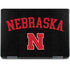 University of Nebraska Collegiate Text Black Notebook 9 Pro 13in (2017) Skin