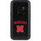 University of Nebraska Collegiate Text Black Otterbox Defender Galaxy Skin