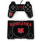 University of Nebraska Collegiate Text Black PlayStation Classic Bundle Skin