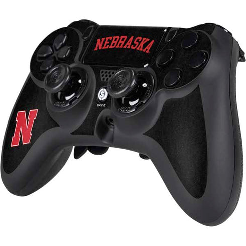 University of Nebraska Collegiate Text Black PS4/PC SCUF Impact Controller Skin