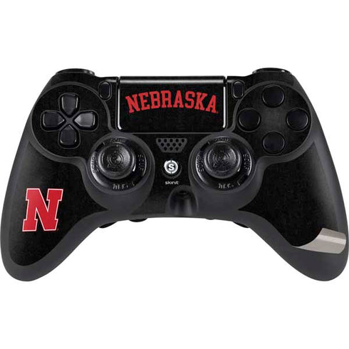 University of Nebraska Collegiate Text Black PS4/PC SCUF Impact Controller Skin