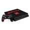 University of Nebraska Collegiate Text Black PS4 Slim Bundle Skin