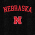 University of Nebraska Collegiate Text Black PS4 Slim Skin