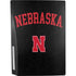 University of Nebraska Collegiate Text Black PS5 Bundle Skin