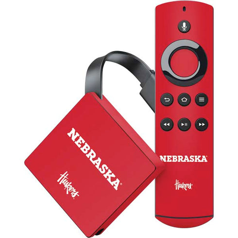 University of Nebraska Red Amazon Fire TV Skin