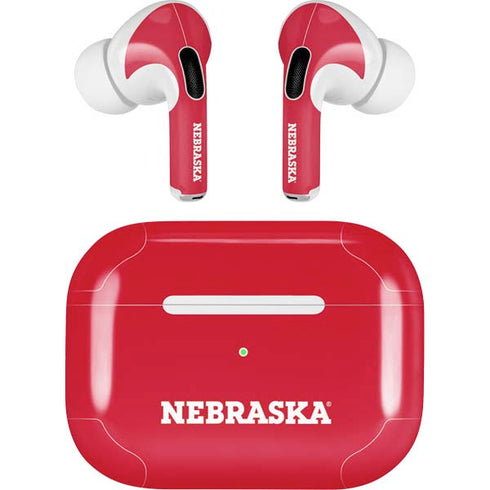 University of Nebraska Red Apple AirPods Pro Skin