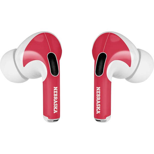 University of Nebraska Red Apple AirPods Pro Skin