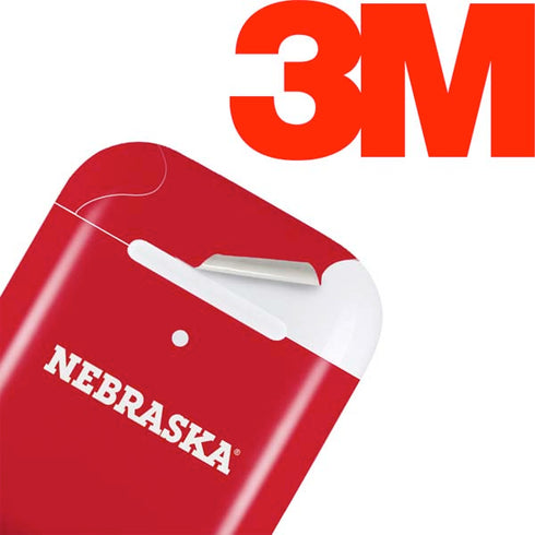 University of Nebraska Red Apple AirPods Skin