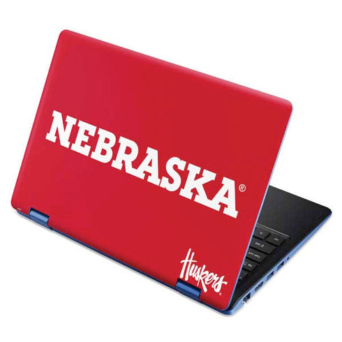 University of Nebraska Red Aspire R11 11.6in Skin