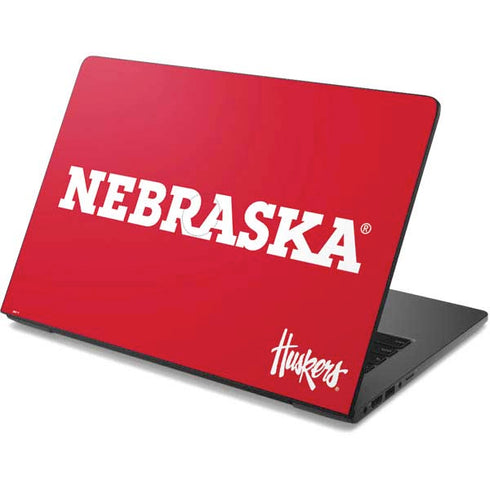 University of Nebraska Red Dell Chromebook Skin