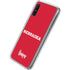 University of Nebraska Red Galaxy A10e Clear Case
