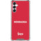 University of Nebraska Red Galaxy A14 5G Clear Case