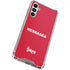 University of Nebraska Red Galaxy A15 5G Clear Case