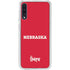 University of Nebraska Red Galaxy A50 Clear Case
