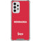 University of Nebraska Red Galaxy A53 5G Clear Case