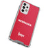 University of Nebraska Red Galaxy A53 5G Clear Case