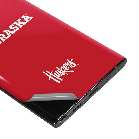 University of Nebraska Red Galaxy Note 10 Plus Skin