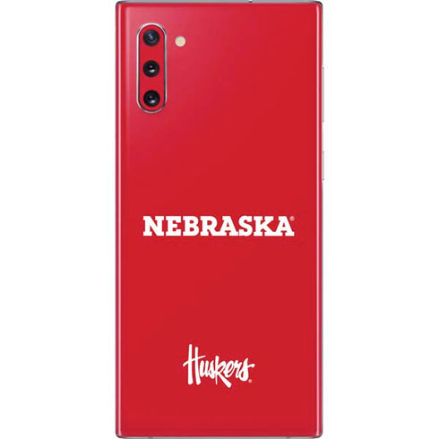 University of Nebraska Red Galaxy Note 10 Skin