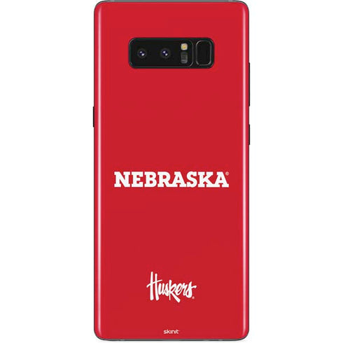 University of Nebraska Red Galaxy Note 8 Skin