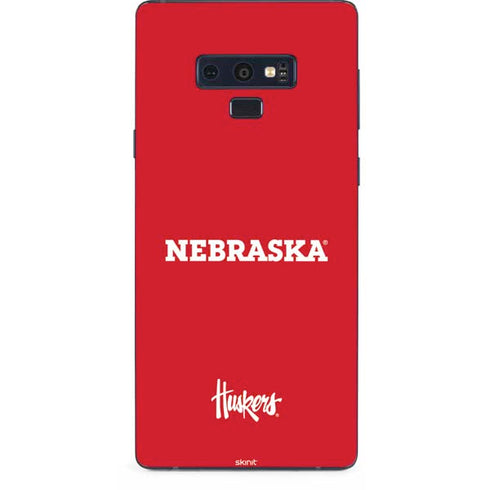 University of Nebraska Red Galaxy Note 9 Skin