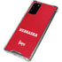 University of Nebraska Red Galaxy Note20 5G Clear Case