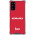 University of Nebraska Red Galaxy S20 FE Clear Case