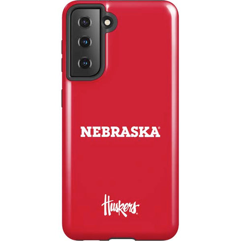University of Nebraska Red Galaxy S21 5G Pro Case