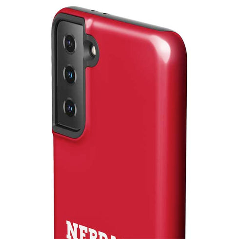 University of Nebraska Red Galaxy S21 FE Pro Case