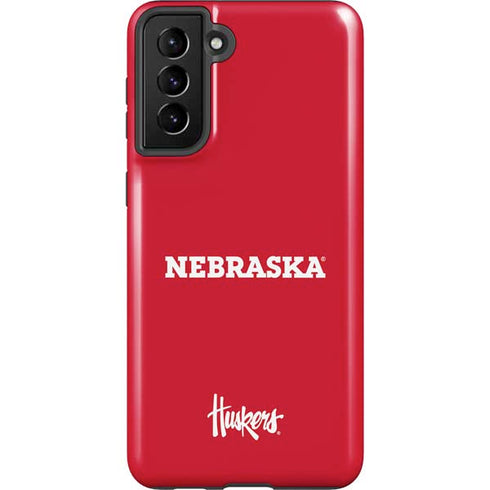 University of Nebraska Red Galaxy S21 Plus 5G Pro Case